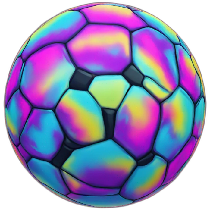 psychedelic-soccerball emoji