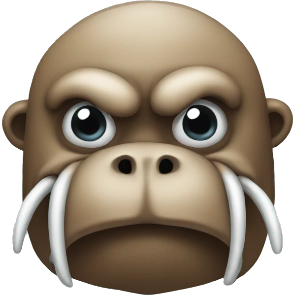 Angry walrus  emoji