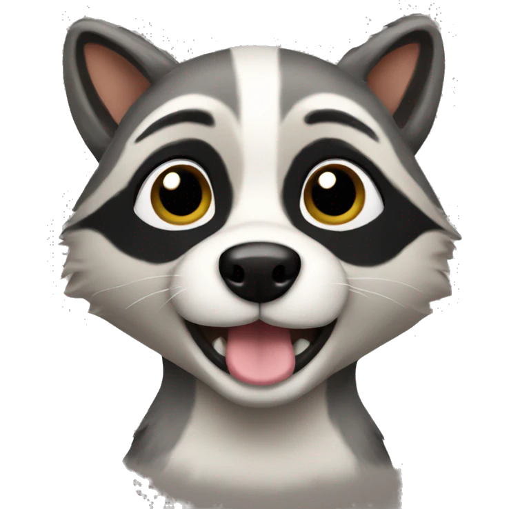 dog Raccoon emoji