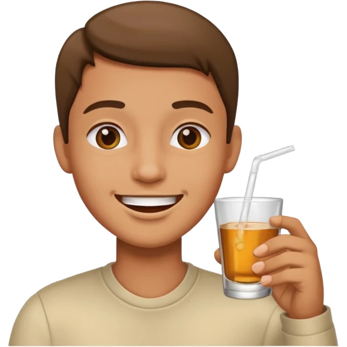 Drinking shots emoji