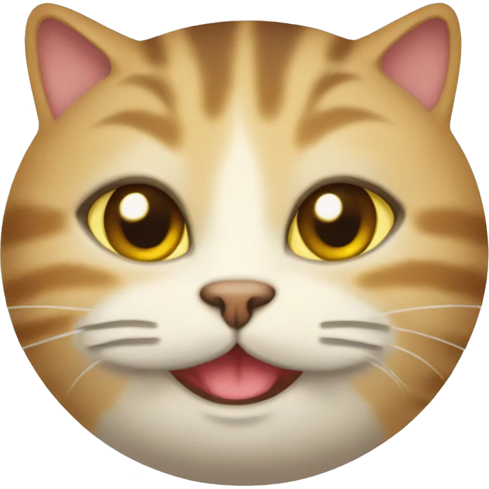 Fat tabby cat emoji