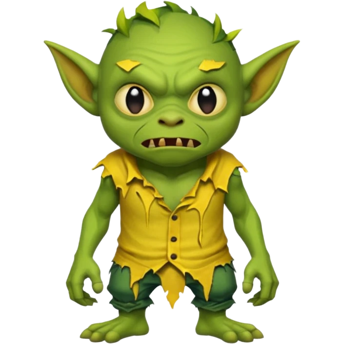 Goblin yellow shirt  emoji
