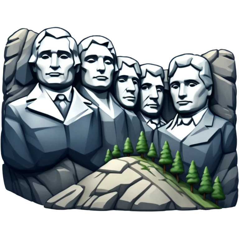 Mount Rushmore emoji