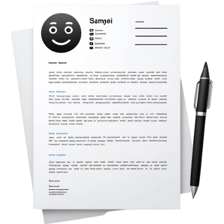 resume letter emoji