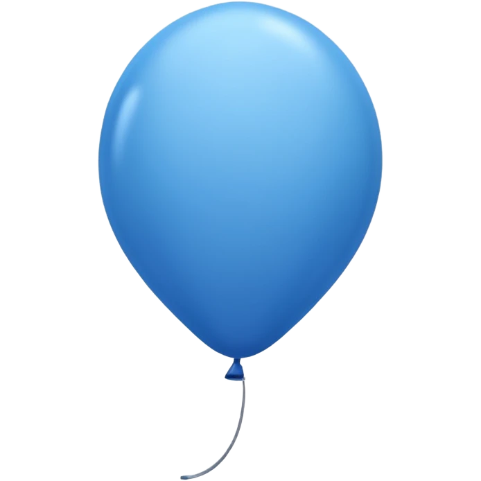 blue balloon long emoji