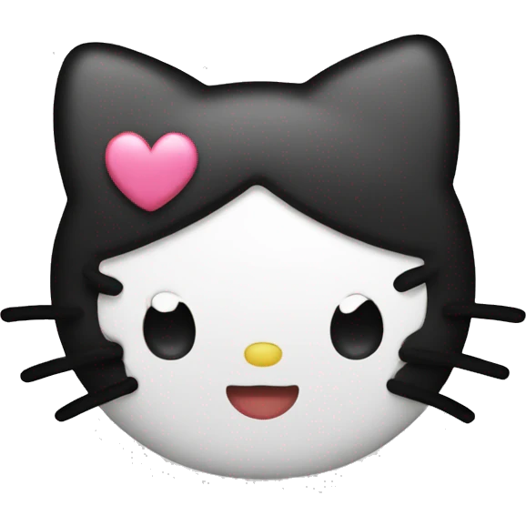hello kitty face kiss  emoji