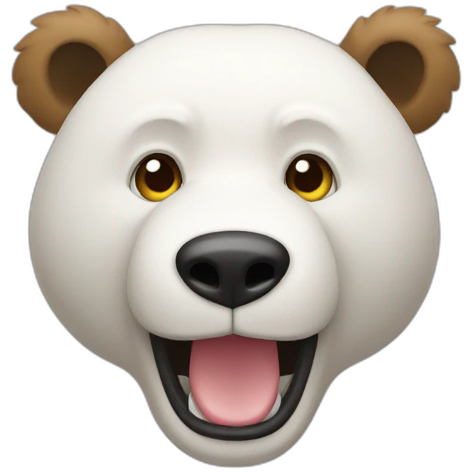 Emojis de oso blanco  emoji