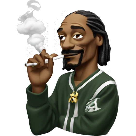 snoop dogg smoking  emoji