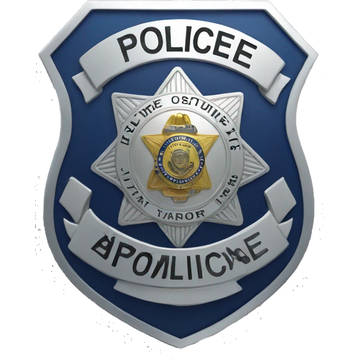 Police badge emoji