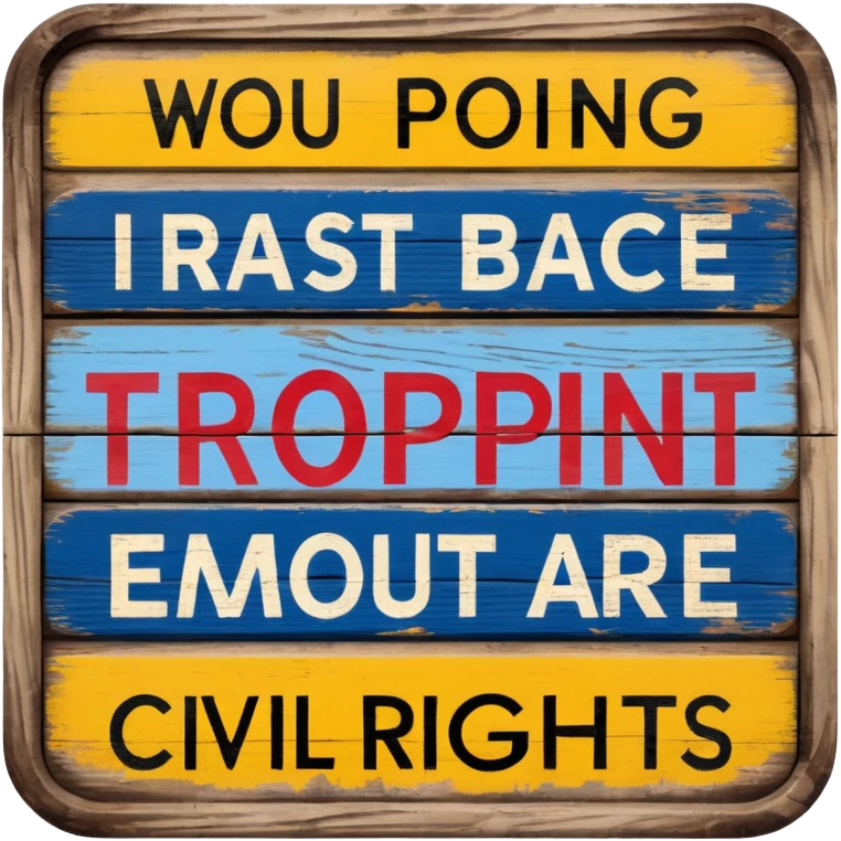 Civil Rights Sign emoji