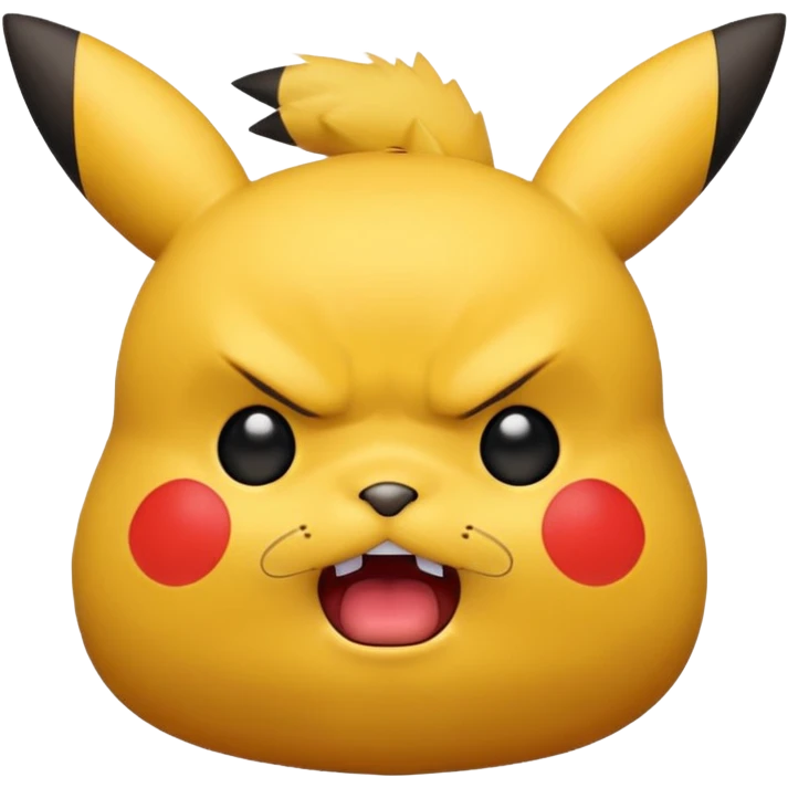 pikachu angry emoji