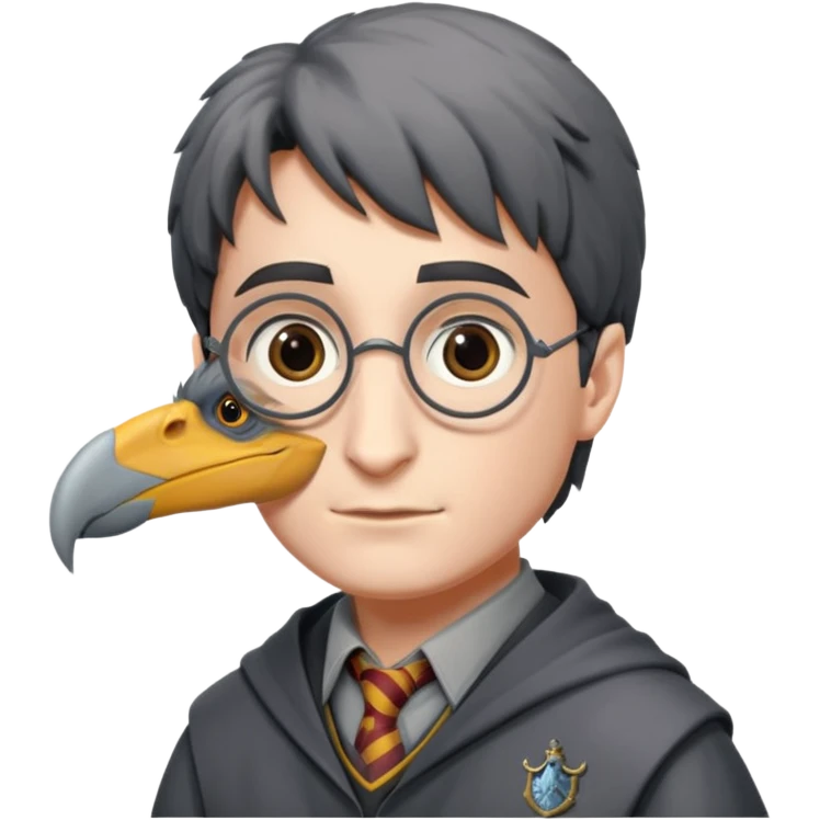 buckbeak and harry potter emoji