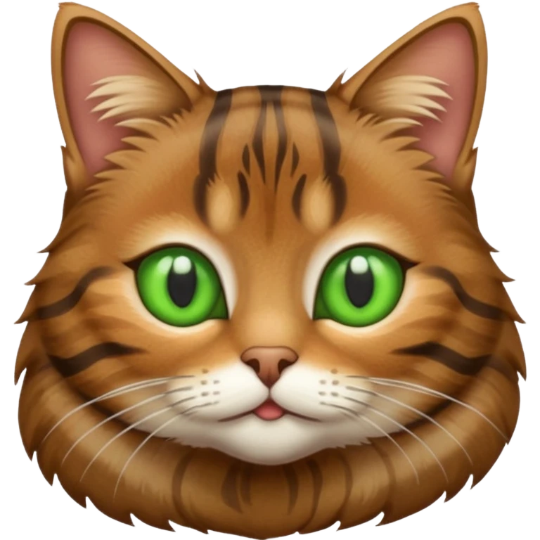 Brown tabby cat emoji