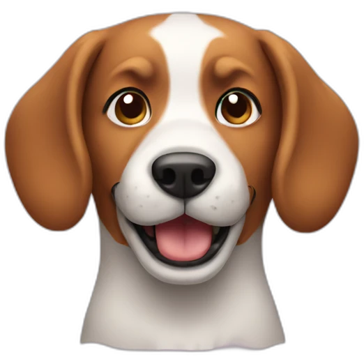 Dog playing emoji