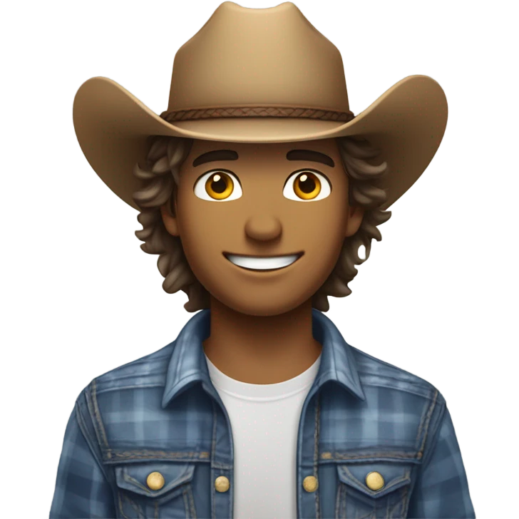 Country boy in Texas emoji