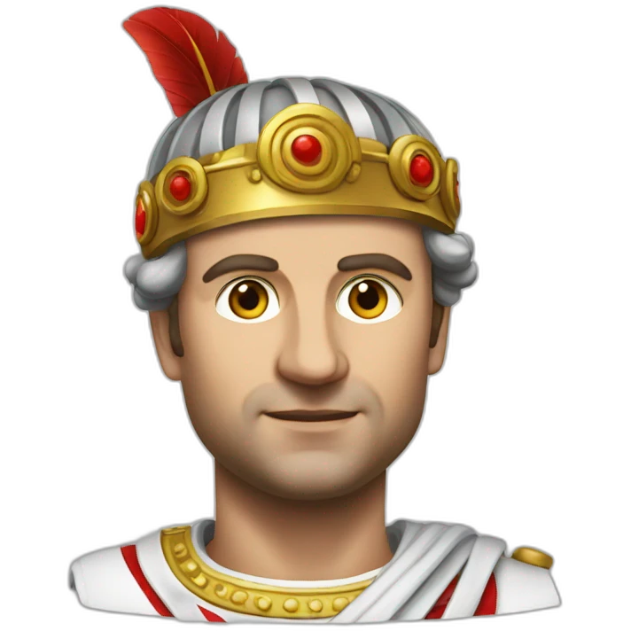 Macron roman emperor emoji