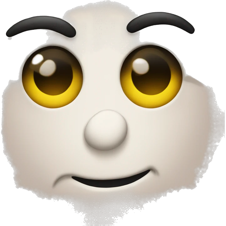 Smiley face emoji with eyelashes emoji