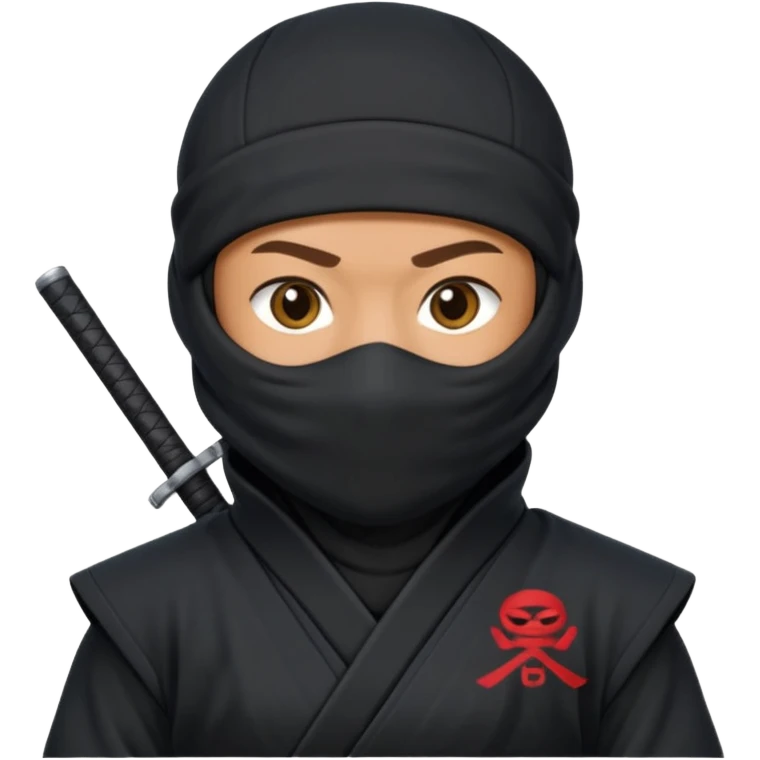 Ninja with MB written on it emoji