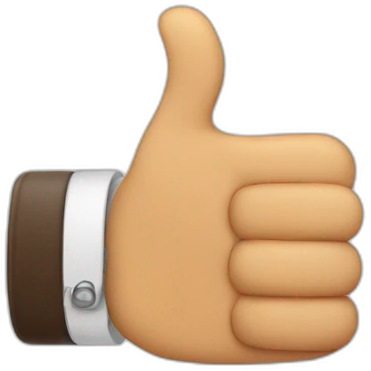 thumb up with rings emoji