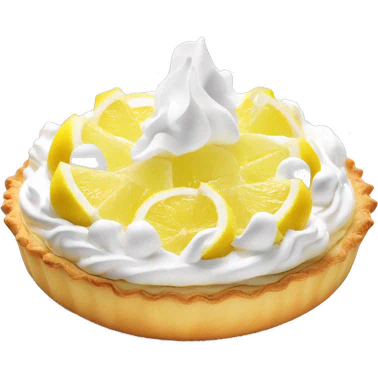 Tarte citron meringuée  emoji