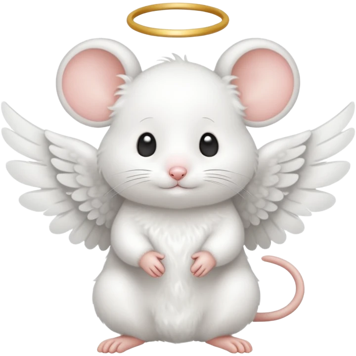 mouse angel emoji