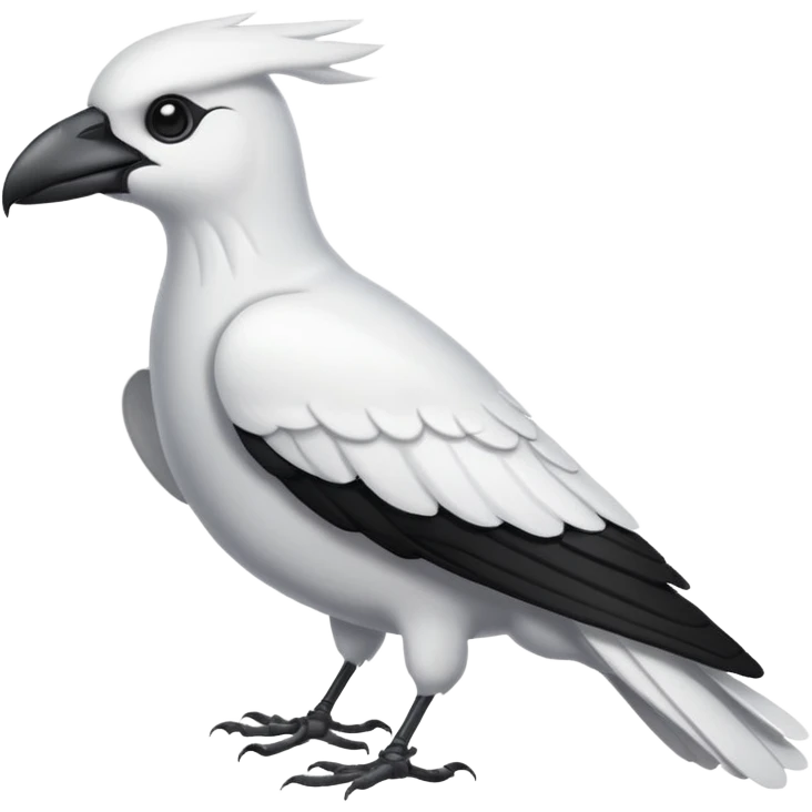 White crow emoji