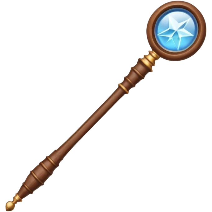 Harry Potter magic wand Brown  emoji