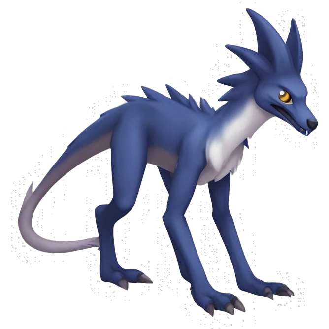 Lombax-Sergal-Vernid-Fakemon full body emoji