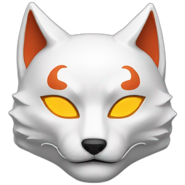 kitsune mask emoji