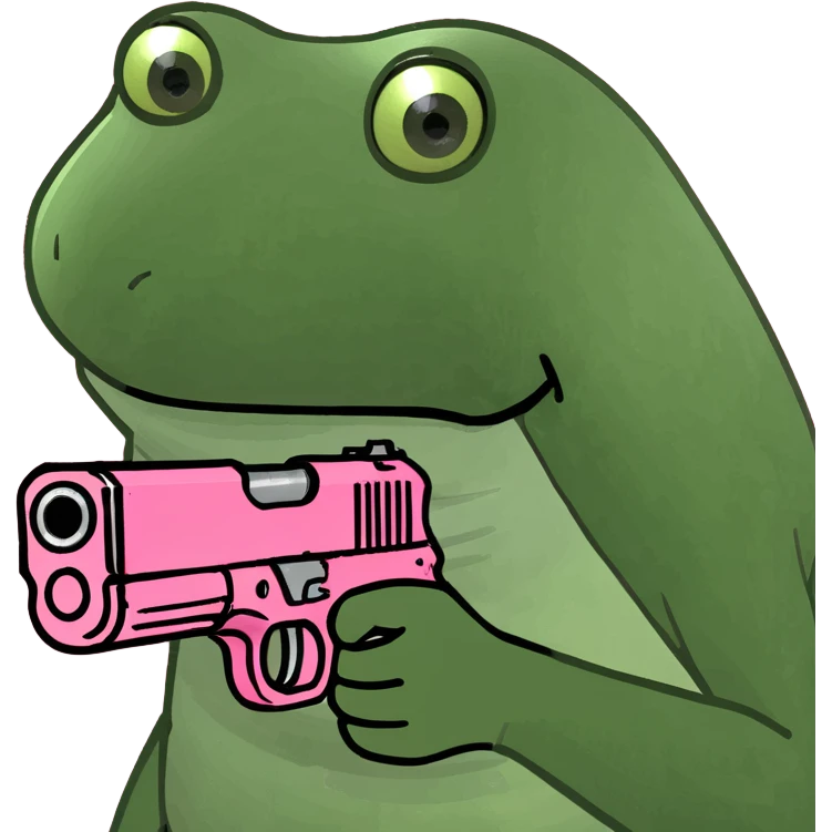 Pink gun emoji