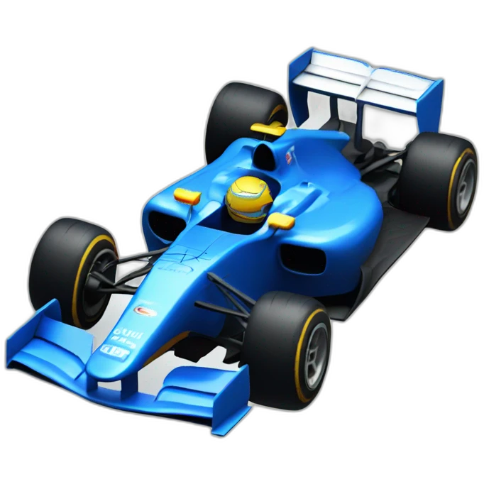 Formula one car emoji