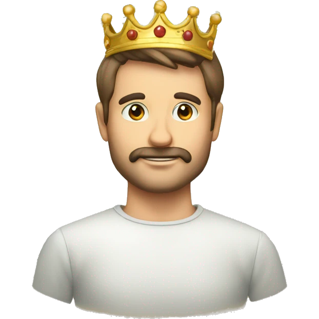 vecchio uomo con corona d'alloro emoji