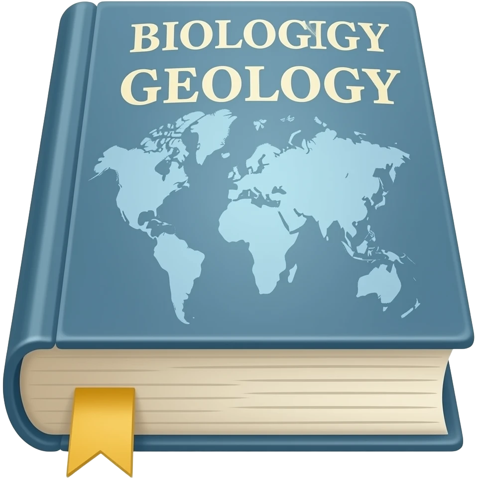 Biologia i Geologia libro emoji