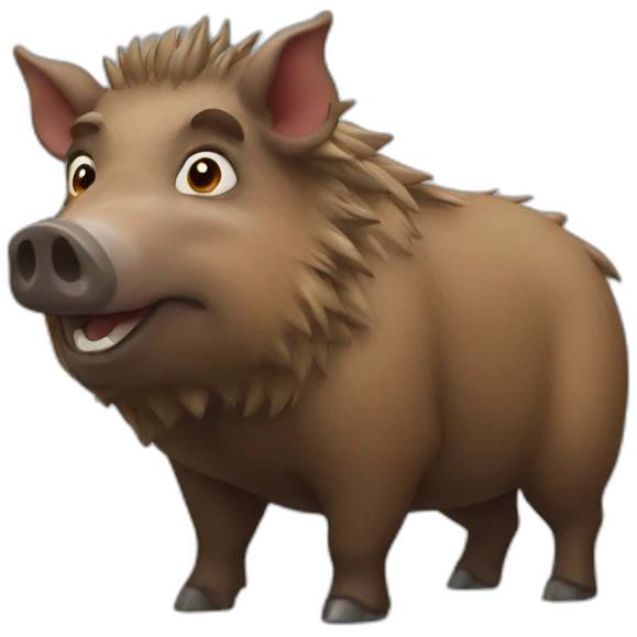 boar shower emoji