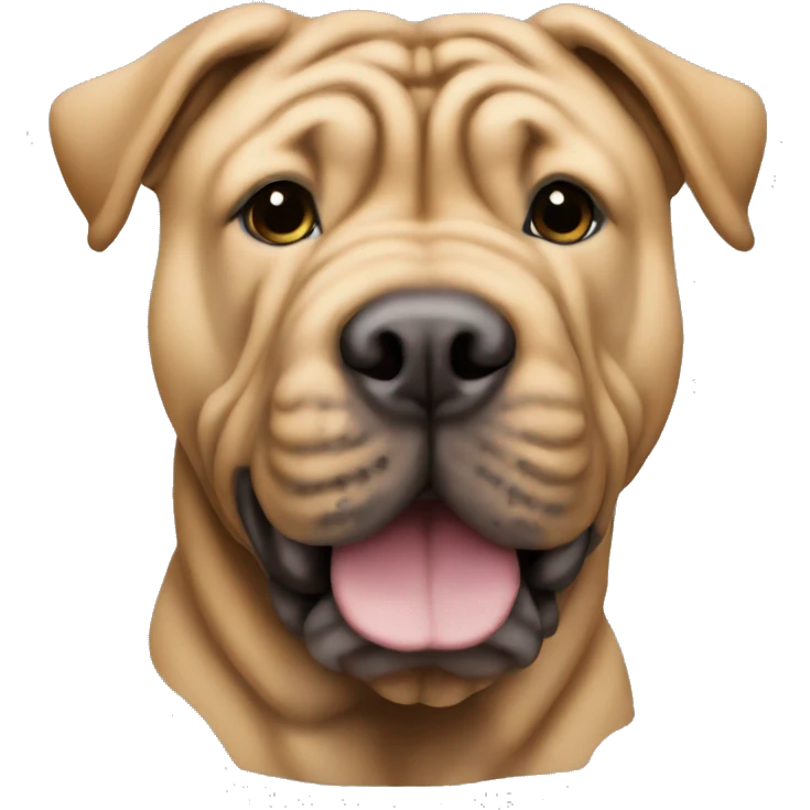 Light brown shar-pei  emoji