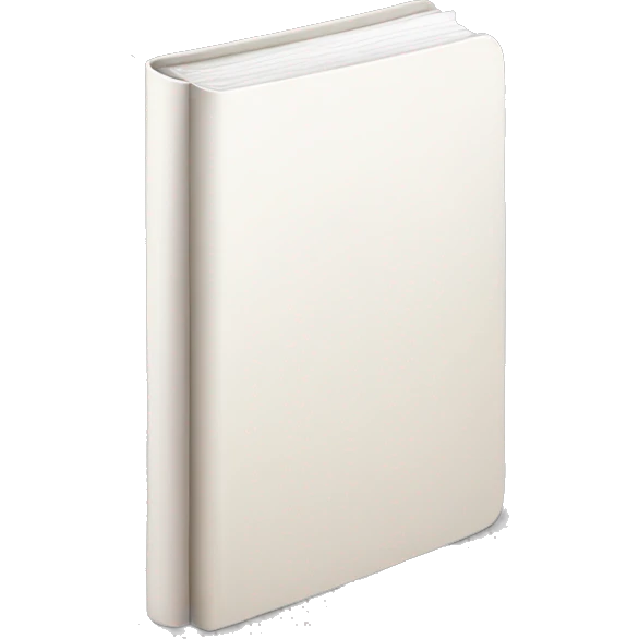 closed book with white cover emoji