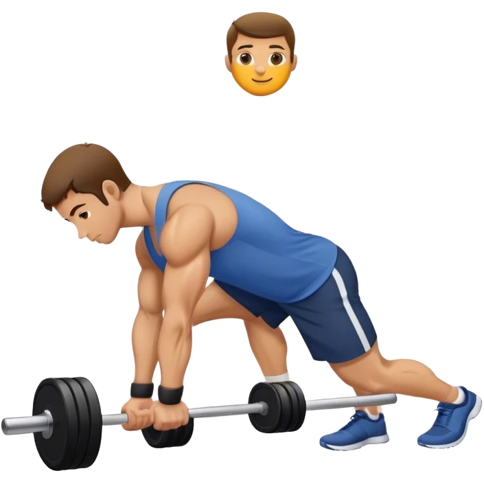 man weighted wrist curl emoji