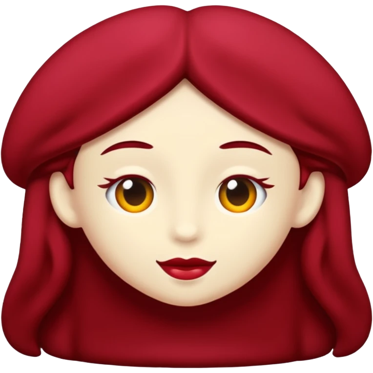 dark red emoji