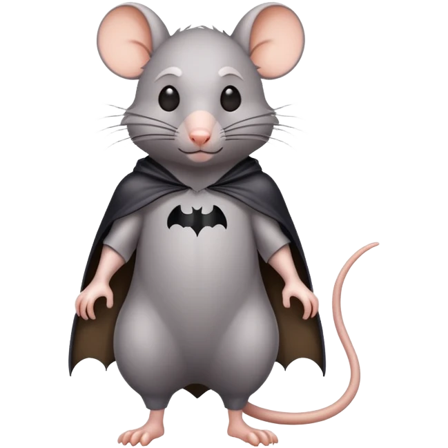 A rat with a bat  emoji
