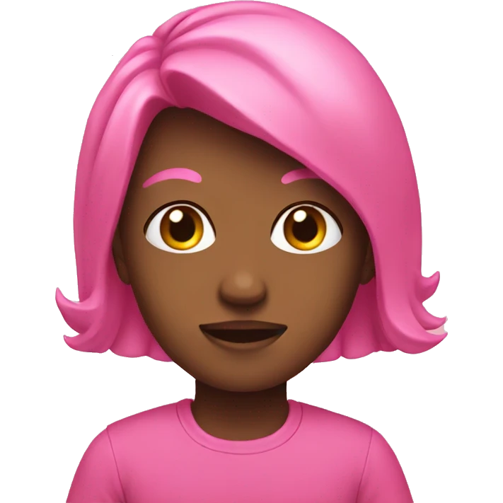 Pink  emoji