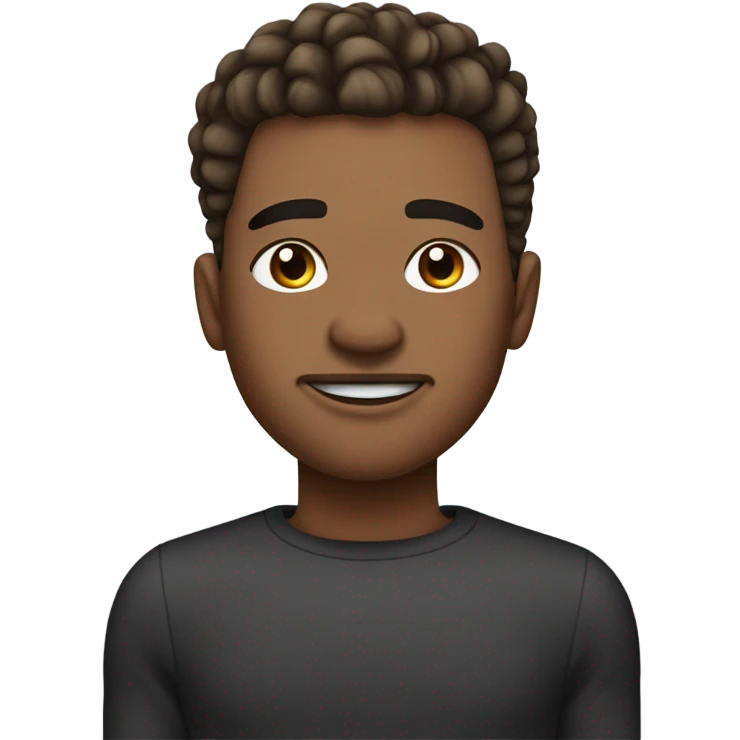 Chopped chin with hyperpigmentation and a low taper fade emoji