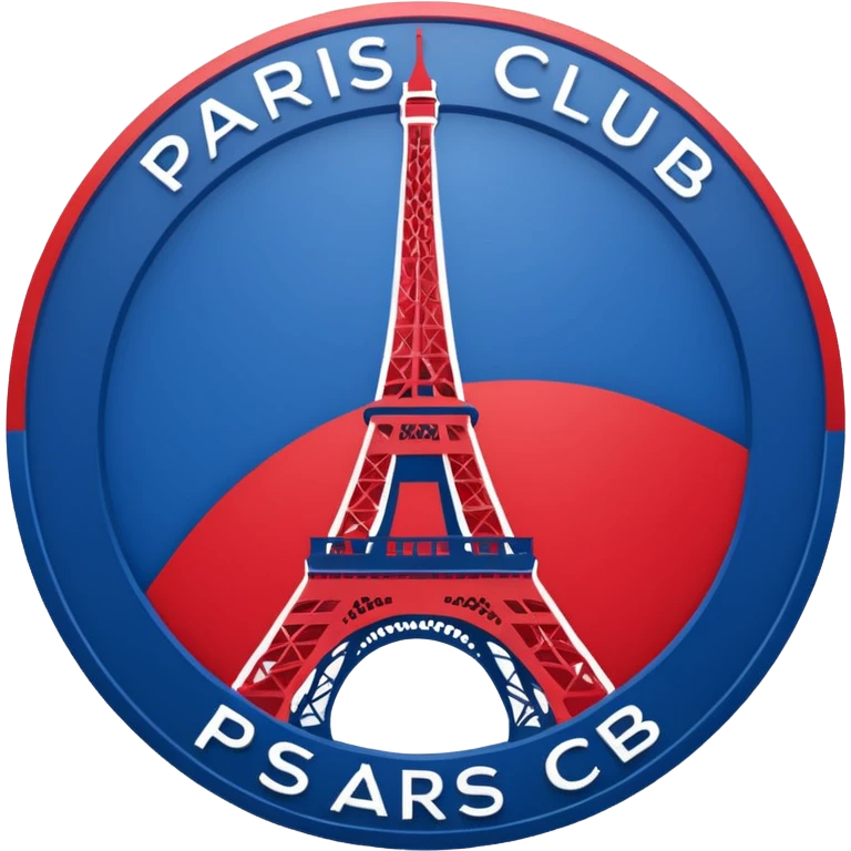 create a PSG Club logo emoji emoji