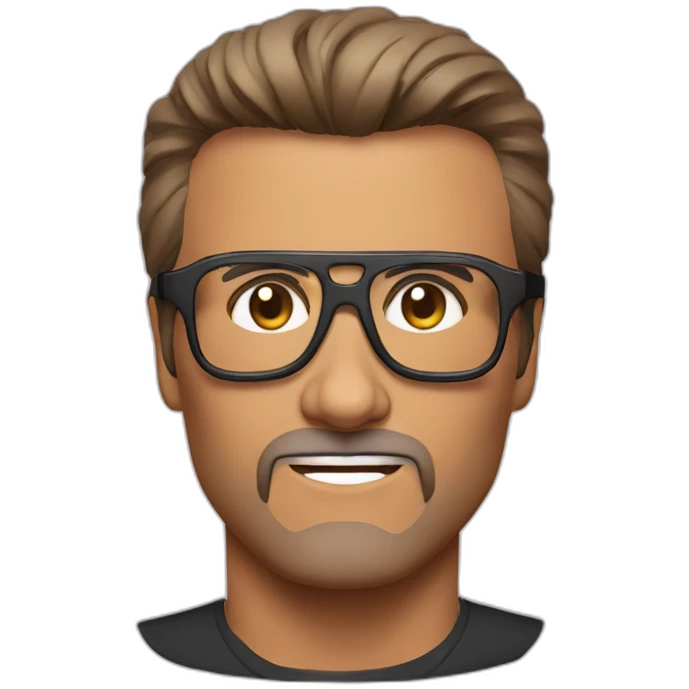 George michael faith with math on glasses emoji