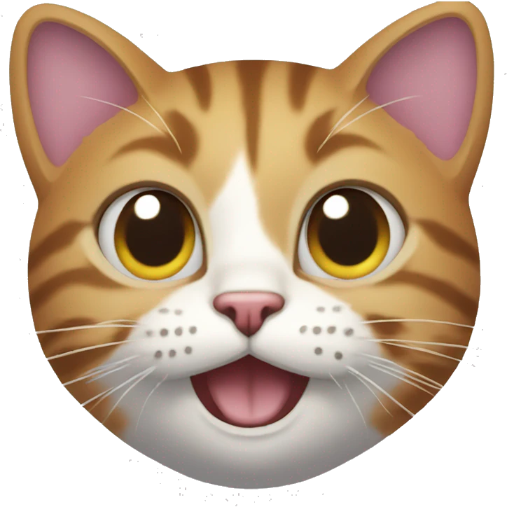 cat face holding a lol panel emoji