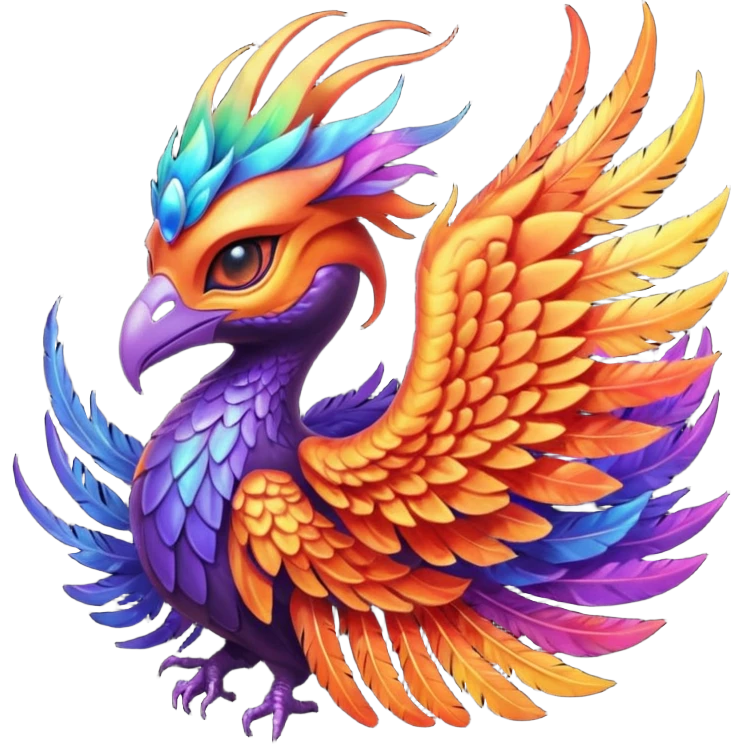 Alien phoenix emoji