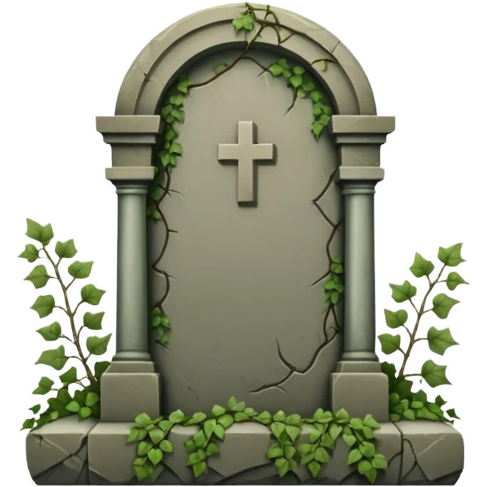 Create a graveyard and write 2020 emoji