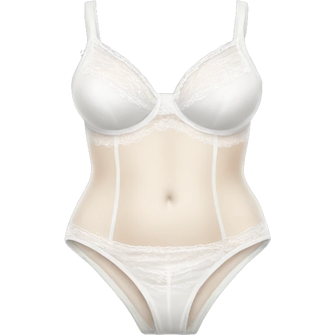 white lingerie emoji