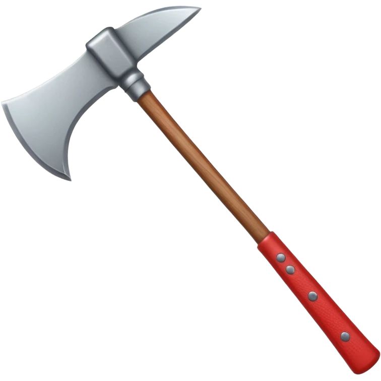 A red Axe  emoji