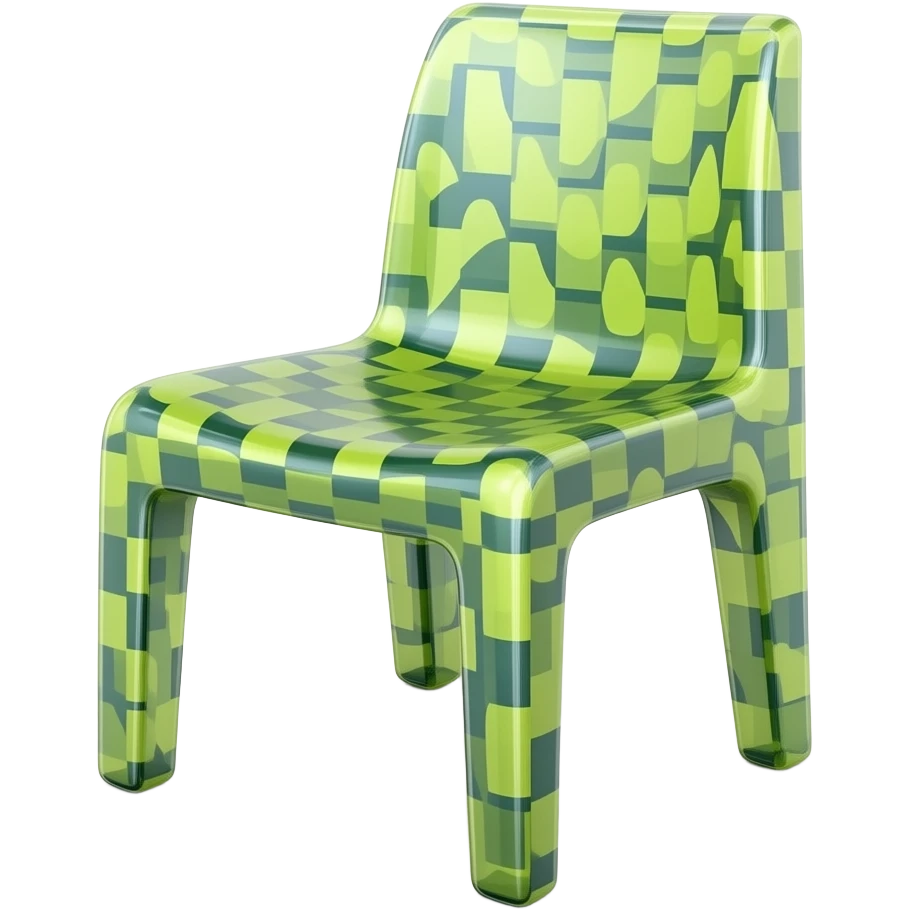 PLASTIC CHAIR like the bad bunny’s album cover emoji