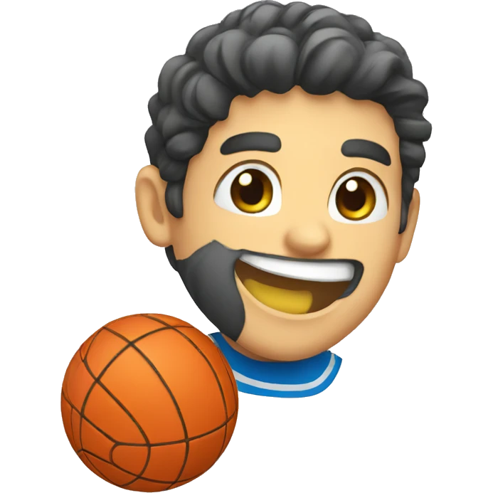 handball with smile emoji